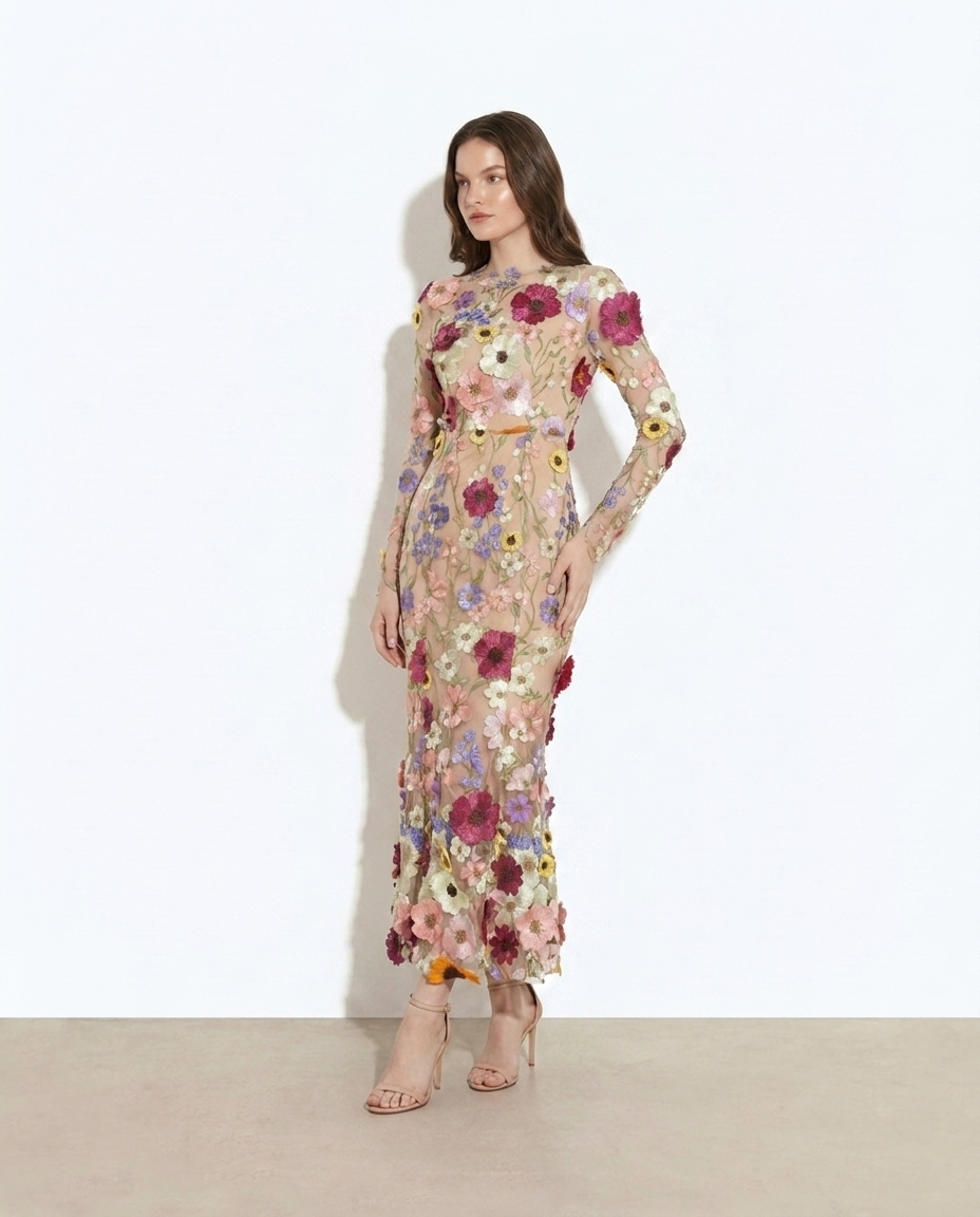 Eavan floral midi dress, colorway