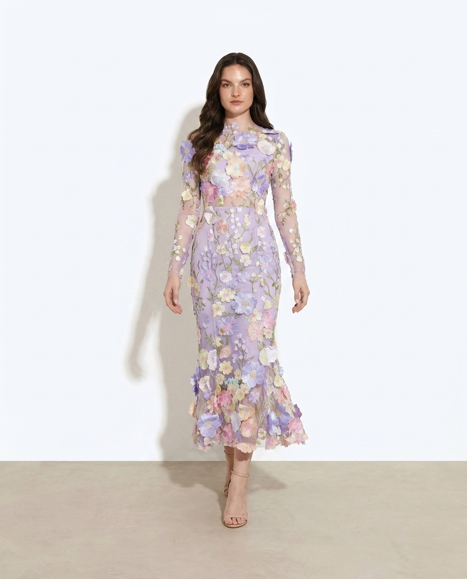 Eavan floral midi dress, colorway
