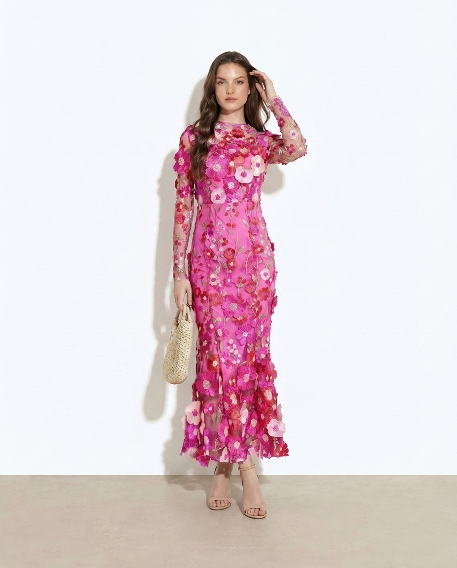 Eavan floral midi dress, colorway