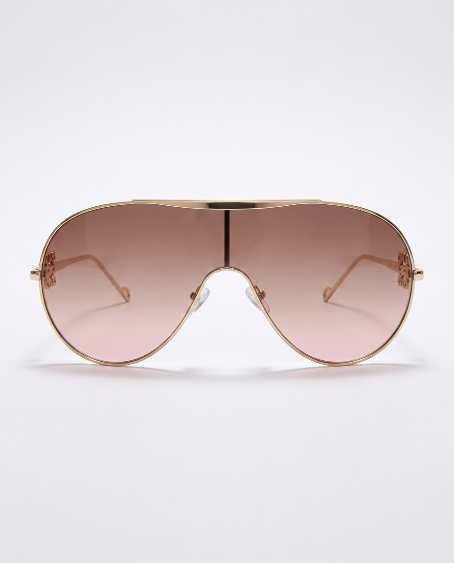 Andromeda Gradient Aviator Sunglasses — studio product shot