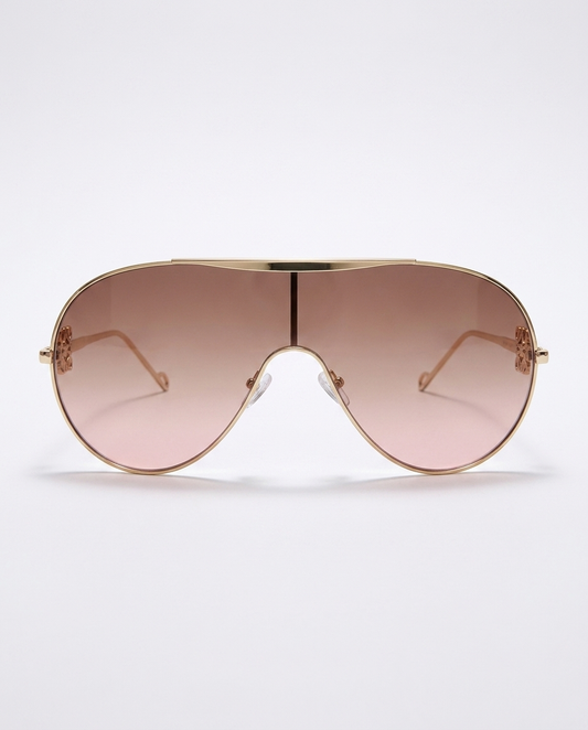 Andromeda Gradient Aviator Sunglasses — studio product shot