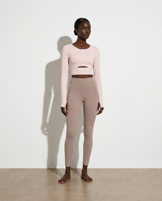 Daphne sports top — studio model shot