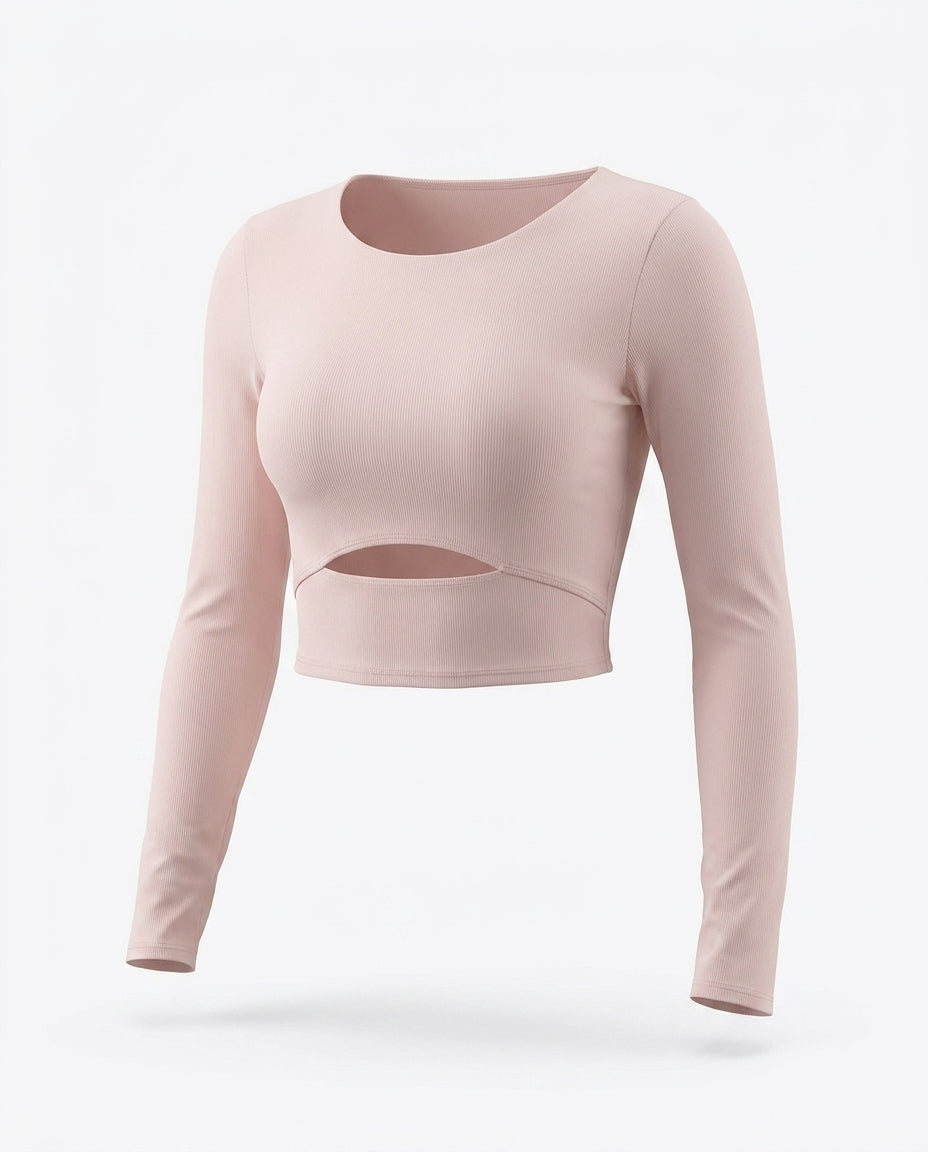 Daphne sports top — 3D ghost mannequin product shot