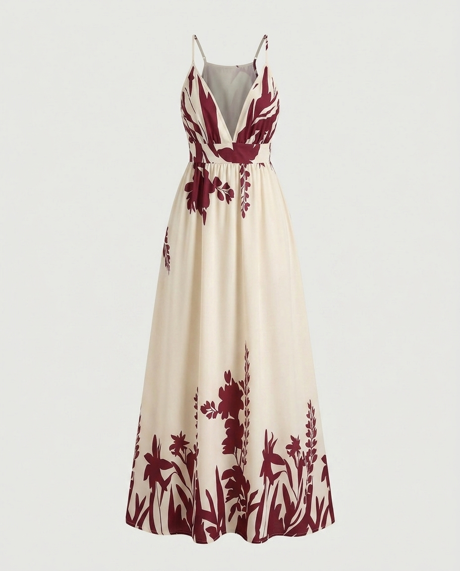 Spaghetti strap maxi dress mannequin