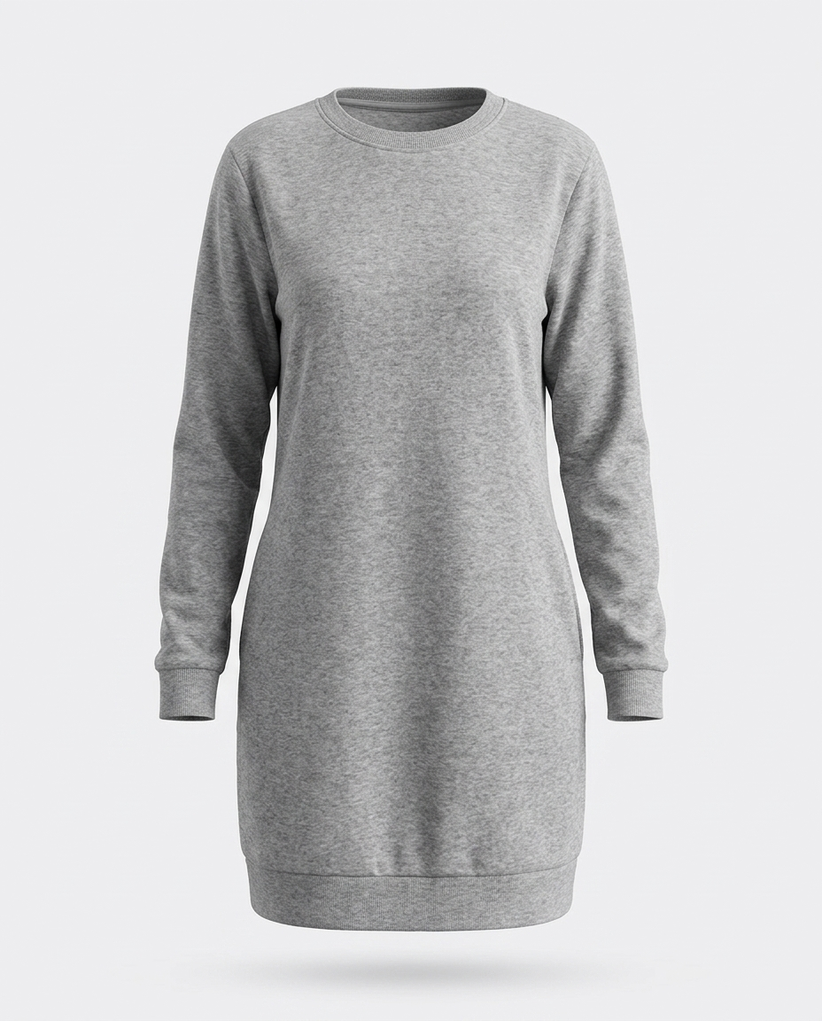 Maja Round Neck Mini Dress with Pockets mannequin
