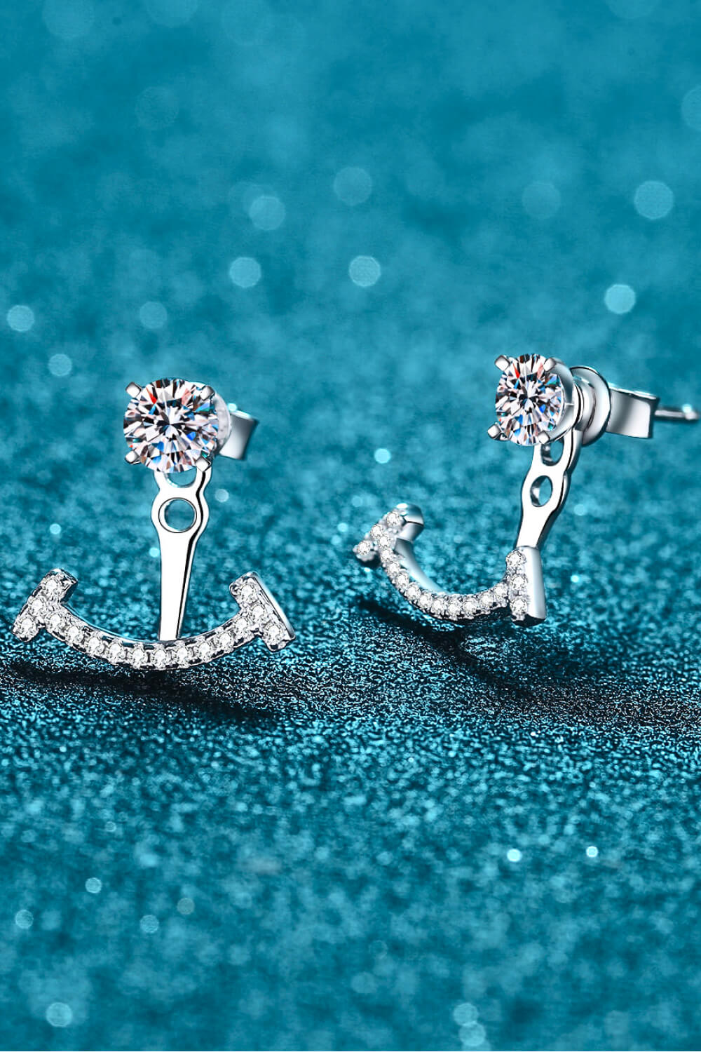 Two Ways To Wear Moissanite Earrings